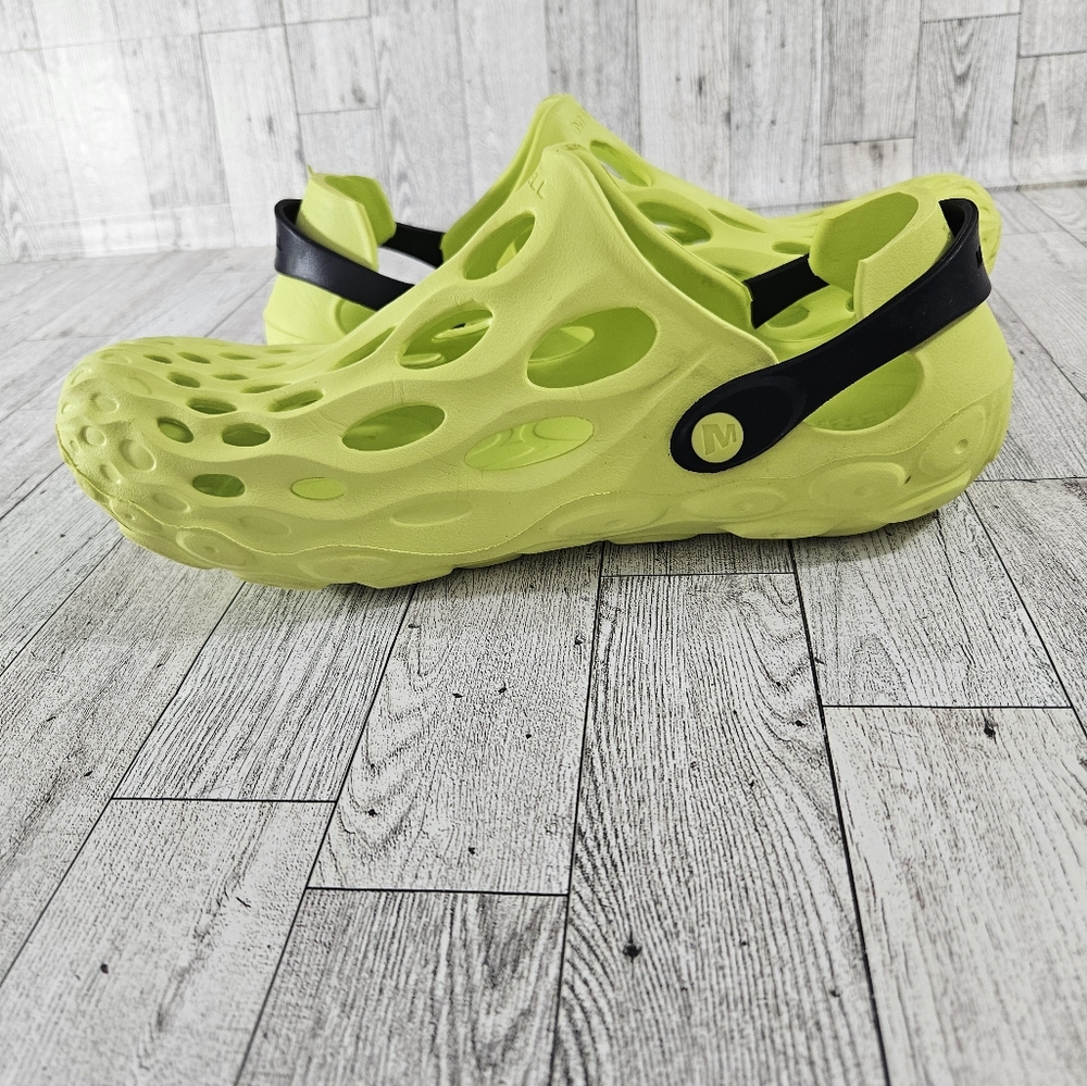 Merrell Lime Green Mules with Black Strap - Picture 6 of 9
